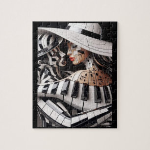 "Melodic Embrace: Eine Symphonie von Liebe Puzzle"