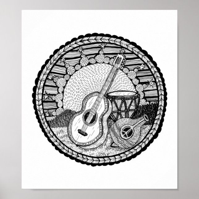 Melodic-Verzauberungspposter Poster (Vorne)