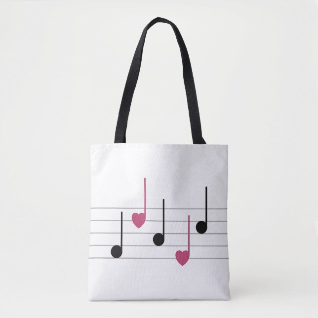 Melodie der Liebe (Linear) Tasche (Vorderseite)