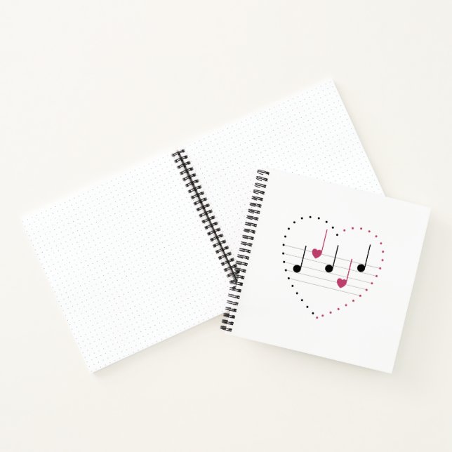 Melodie der Liebe Notizbuch (Innenseite)