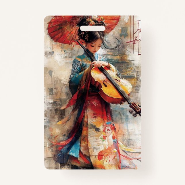 Melodie der Tradition: Die Harmonie von Kunst und  Ausweis (Vorderseite)