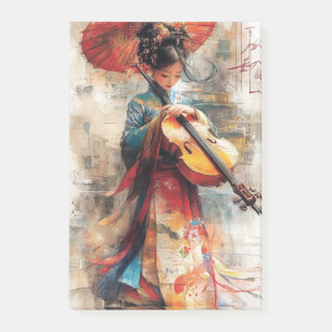 Melodie der Tradition: Die Harmonie von Kunst und Post-it Klebezettel