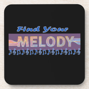 Melodie T - Shirt Getränkeuntersetzer