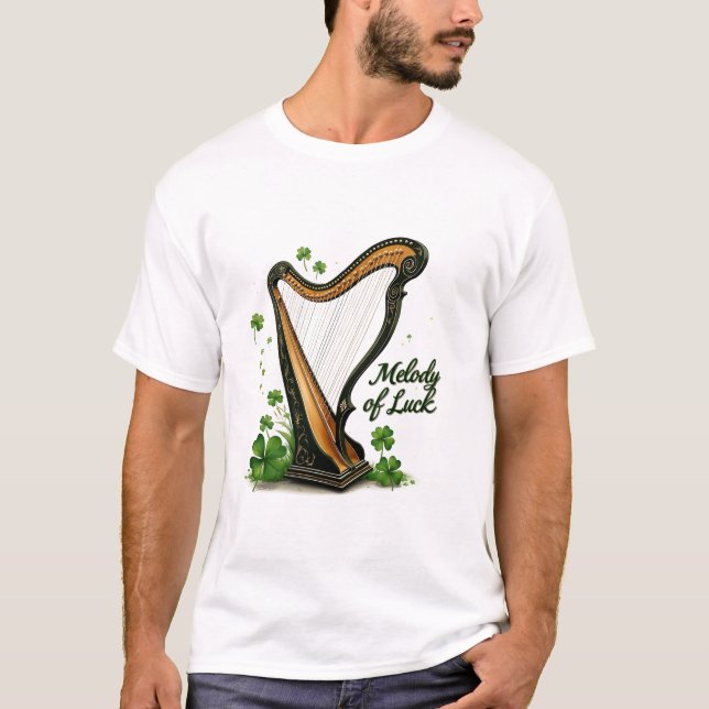 Melodie von Luck Harp T-Shirt (Vorderseite)