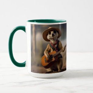 Melodien der Savanna: Meerkat Guitar Serenade, Tasse