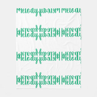 Melodien-personalisierte Fleece-Decke Fleecedecke