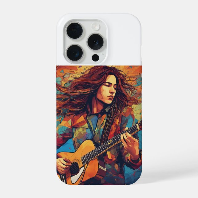 Melodischer Wirbelwind iPhone 15 Pro Hülle (Rückseite)