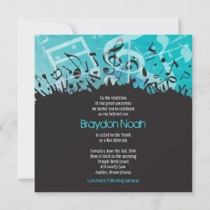 MELODY des TORAH Bar Bat Mitzvah Einladung_AQUAMAR Einladung