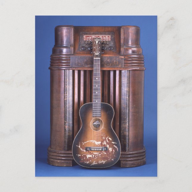 MELODY RANCH COWBOY GUITAR Carte postale (Devant)