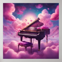 Melody unter rosa Wolken