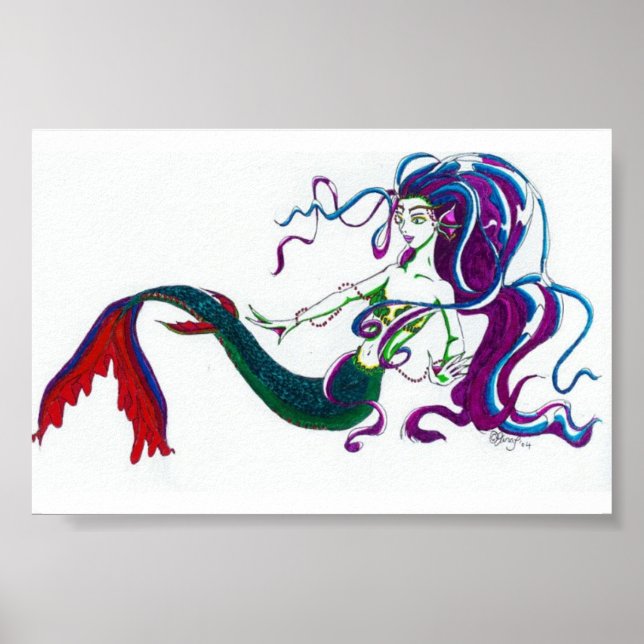 Melody's Mermaid Poster (Vorne)