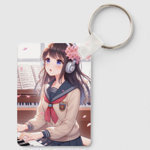 Melody's Path: Eine Reise durch die Musik Schlüsselanhänger