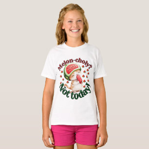 Melon-Choly? Heute nicht! - Niedliche Katze mit Wa T-Shirt
