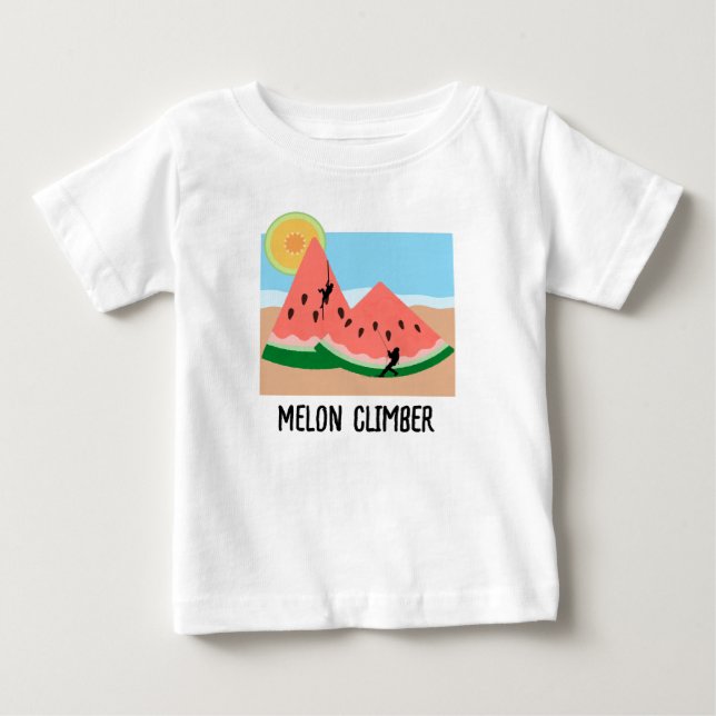 Melon Climber Baby T - Shirt (Vorderseite)
