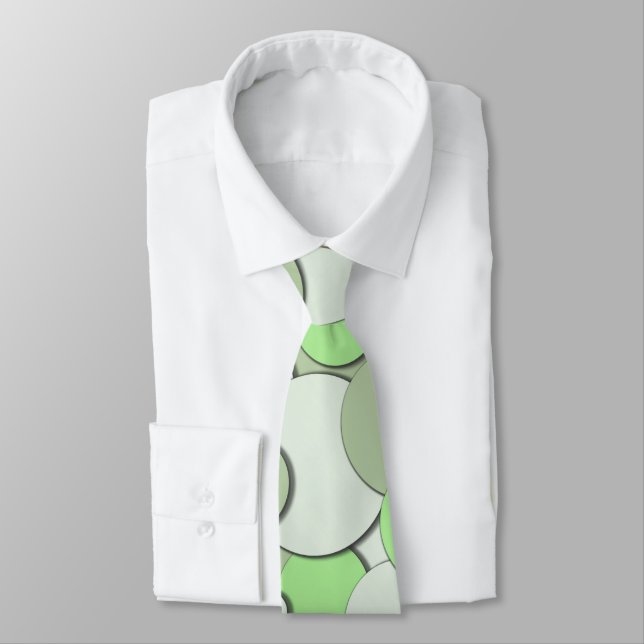 Melon Green Monochrome Krawatte (Gebunden)