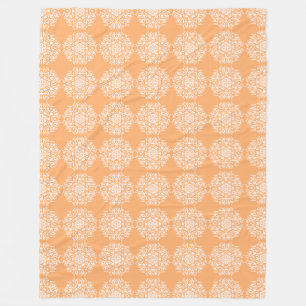 Melon Mandala Fleecedecke