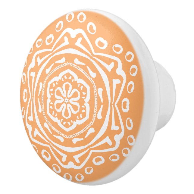 Melon Mandala Keramikknauf (Rechts)