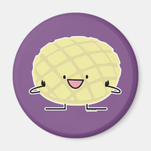 Melon Pan Japanischer Concha Süßbrot Patisserie Magnet