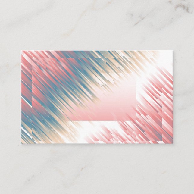 Melon Rainbow Gradient Business Cards Visitenkarte (Vorderseite)