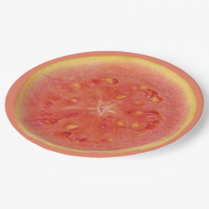 Melon Slice Summer Bar B Q Pappteller