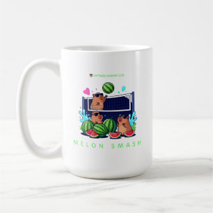 Melon Smash Capybara Sommerclub – Süße Capybara V Kaffeetasse