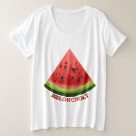 Meloncholy Große Größe T-Shirt