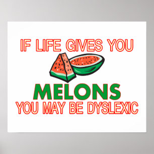 Melone-Dyslexie Poster