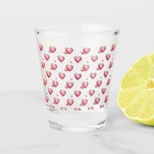 Melone Herzglas Schnapsglas