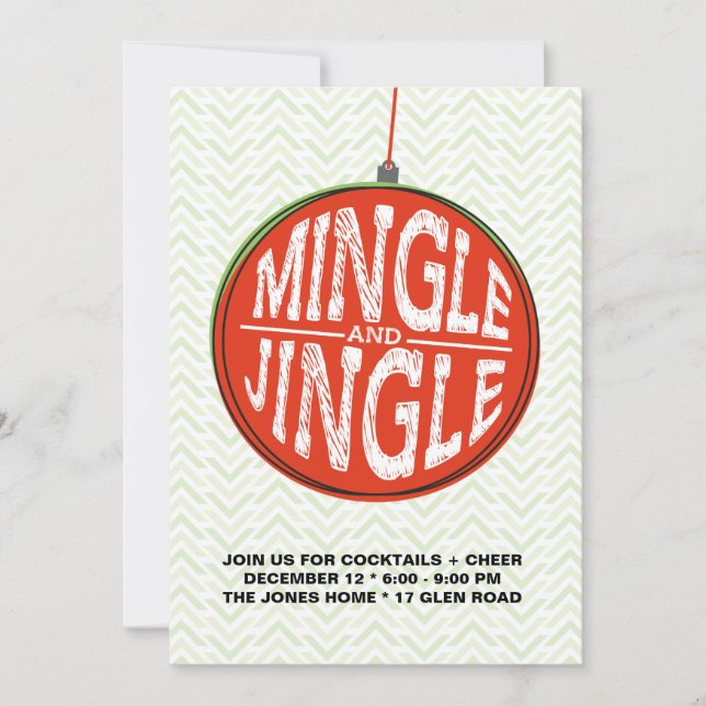 Melone + Jingle Einladung (Vorderseite)