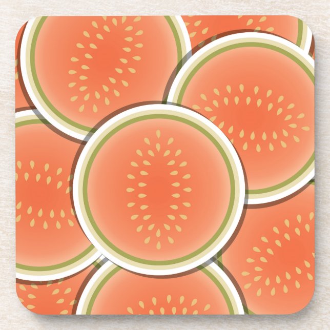 Melonen! Getränkeuntersetzer (Vorderseite)