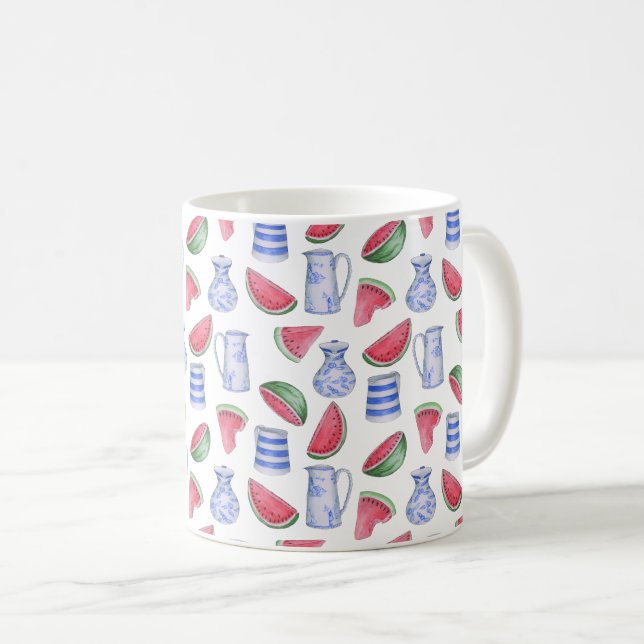 Melonen u. Krug-Tassen Kaffeetasse (VorderseiteRechts)