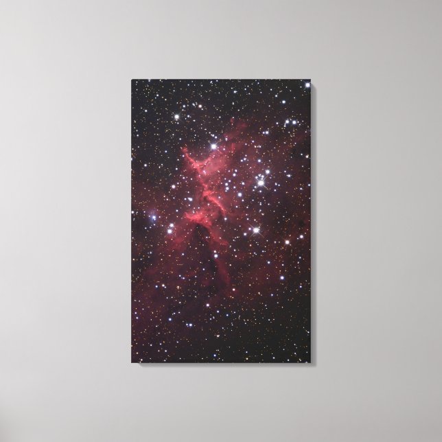 Melotte-15, Kerncluster IC1805 Leinwanddruck (Vorderseite)