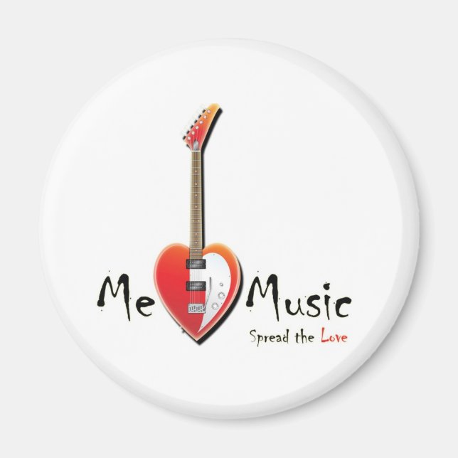 MeLoveMusic Magnet (Vorne)