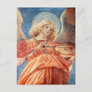 Melozzo da Forli - Engel mit Violine Postkarte