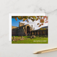 Melrose Abbey, Schottland Postkarte