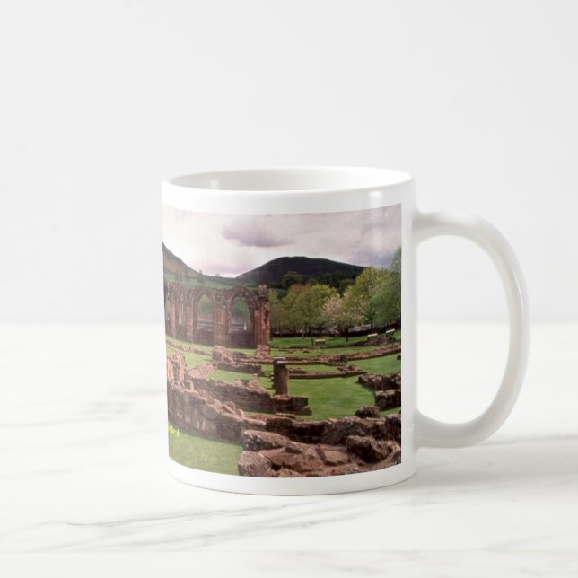 Melrose-Abtei, Schottland Kaffeetasse (Rechts)