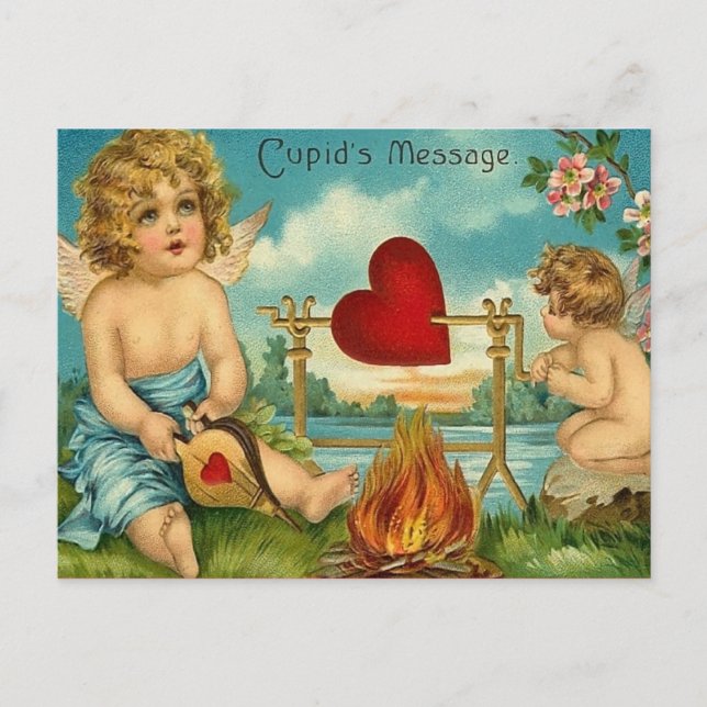 Melt Ihr Herz Valentine Postkarte (Vorderseite)