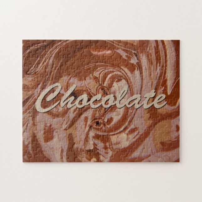 Melted Chocolate Texture (Horizontal)