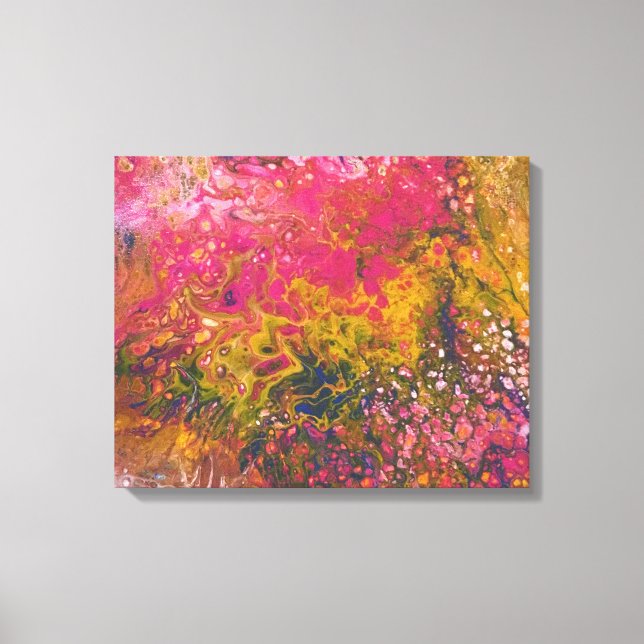 Melted Crayon Series 103 Leinwanddruck (Vorderseite)