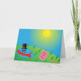 Melted Frosty Holiday  Karte