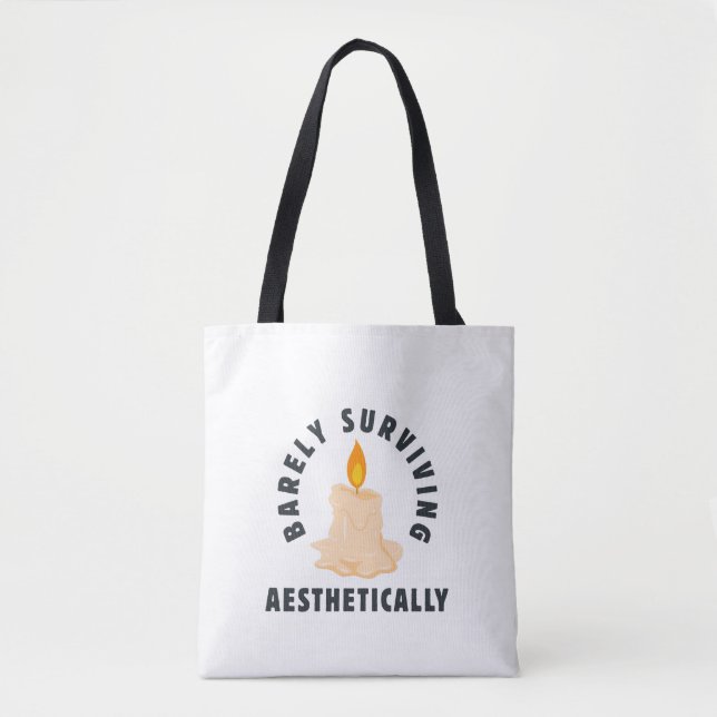 Melting Candle "Barely Surviving Aesthetically" Tasche (Vorderseite)