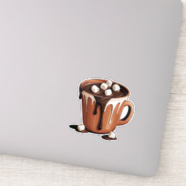 Melting Chocolate Volcano Fantasy sticker