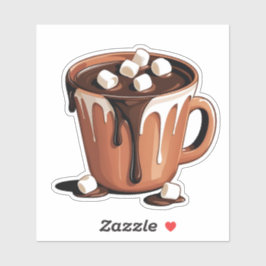 Melting Chocolate Volcano Fantasy sticker