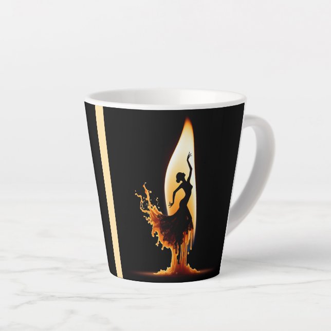 Melting Flamenco Dancer Milchtasse (Rechte Ecke)