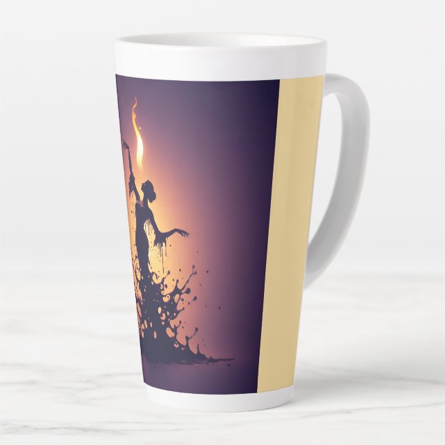 Melting Flamenco Dancer Milchtasse (Rechte Ecke)