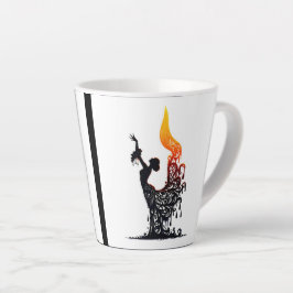 Melting Flamenco Dancer Milchtasse
