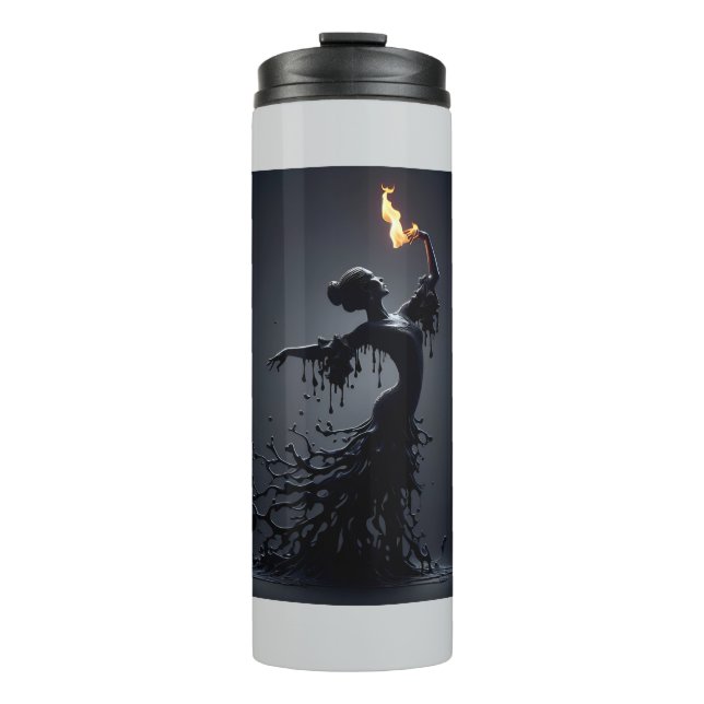 Melting Flamenco Dancer Thermosbecher (Vorderseite)