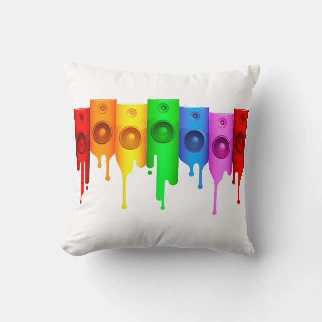Melting Lautsprecher American MoJo Pillow Kissen (Vorderseite)