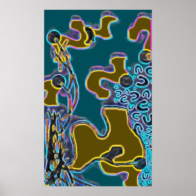 Melting Memphis Vibes II Poster (Vorne)