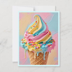 " MELTING MOMENTS " POSTKARTE